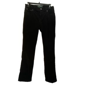 Ralph Lauren Black Corduroy Straight Leg Jeans
